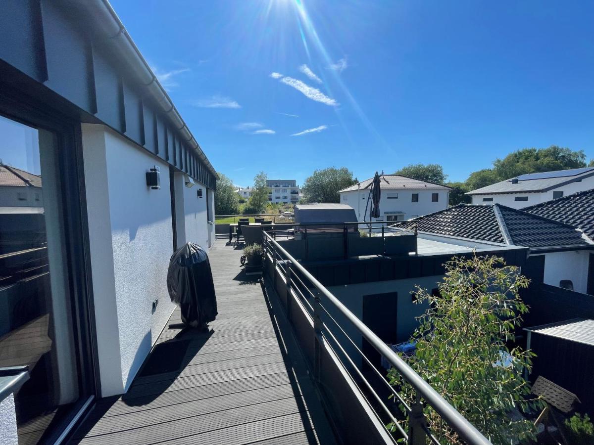 #Neu L Seeblick L Netflix L Boxspring L Nespresso L E-Tuer L Terrasse L 82M2 Ulmen Esterno foto